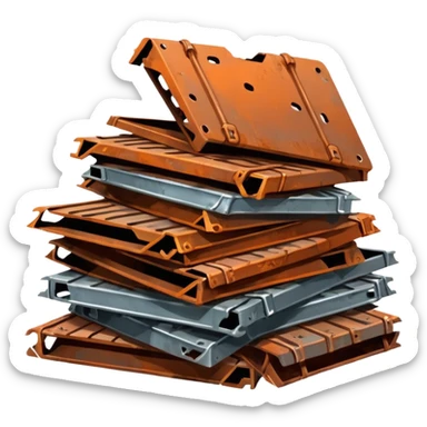 débrouille post apocalyptique ferraille  sticker