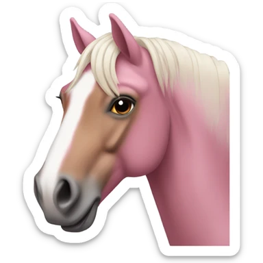 Caballo rosa sticker