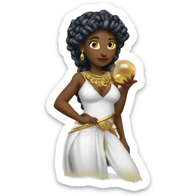 (Technomancy Tuitorial @ https://youtu.be/SgQQU_Szm1A?si=L9Fu0e7bzgv7XrSN) Technomancy Divine Magical Divine Goddess sticker