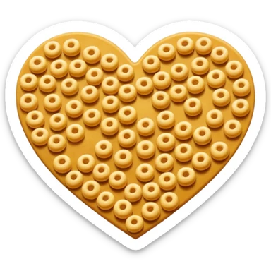 the cereal cheerios in the shape of a heart sticker