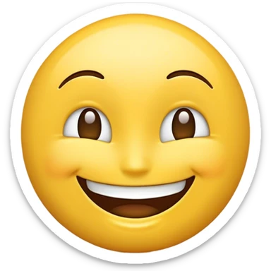 Emoji with lean sticker