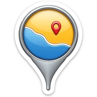 Maps pin normal without any picture sticker
