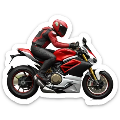 Ducati wheeling sticker