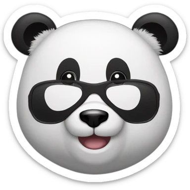 panda-take-celphone sticker