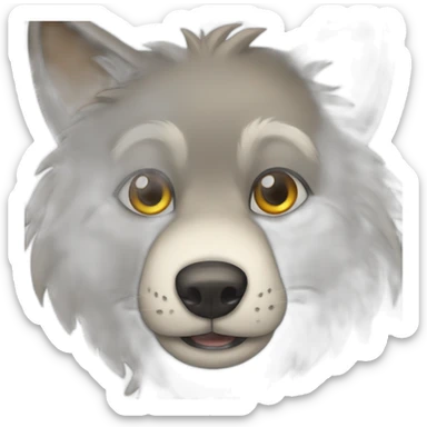 Toto wolf sticker