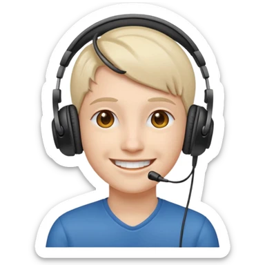 Una carita con audios sticker