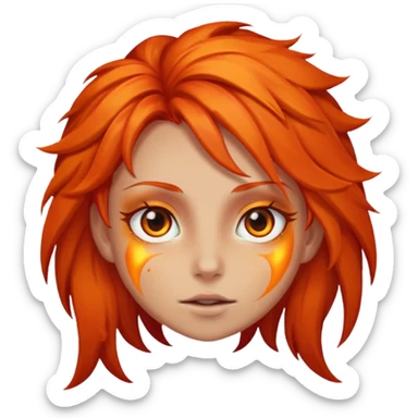 Ember Lumen from the Elemental movie sticker