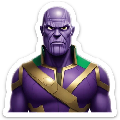 Thanos in squid game  sticker