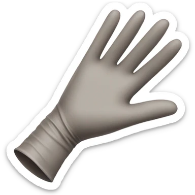 Latex gloves elegant sticker