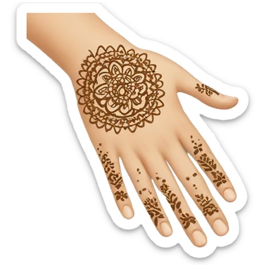 Henna Simple Design sticker