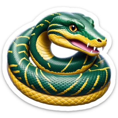 cinematic-noble-anaconda-portrait-emoji,-poised-and-imposing,-with-a-massive,-sinuous-build-draped-in-intricately-patterned-scales-and-piercing,-focused-eyes,-simplified-yet-sharp-and-sophisticated-features,-highly-detailed sticker
