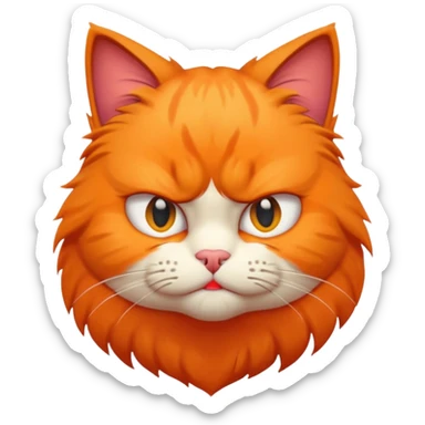 Angry kitty waiting hour at the bmv sticker