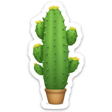 single flat Nopal without pot sticker