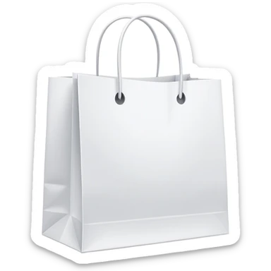 white shopping bags 




 sticker