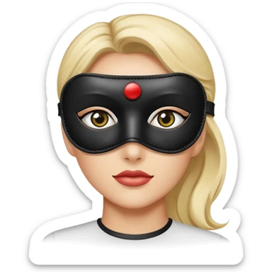 Domino eye mask just the eye mask  sticker