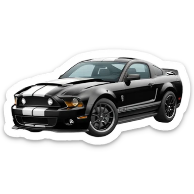 mustang shelby gt500 sticker