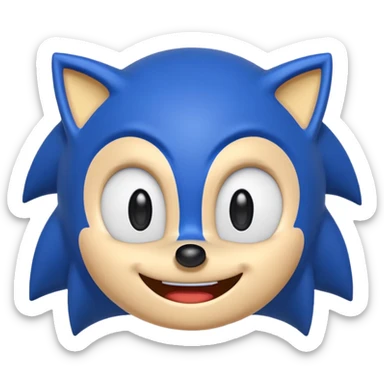 Sonic Emoji sticker