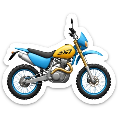 enduro bike sticker