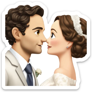 Dan Humphrey marry with Blair Waldorf  sticker