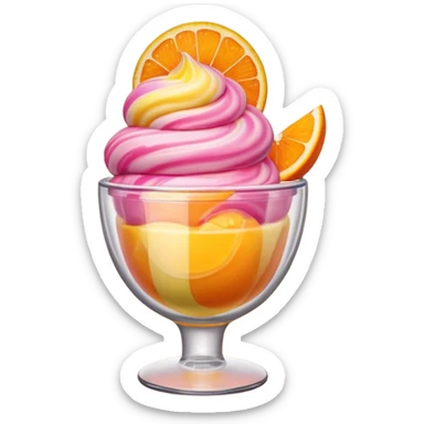 Fruity sorbet sticker