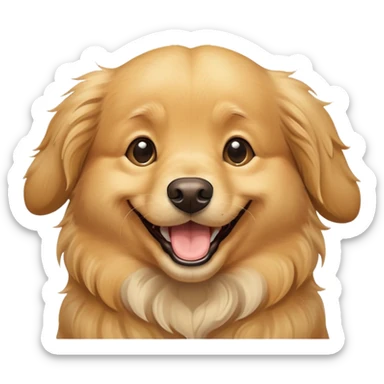 Happy dog ￼ sticker
