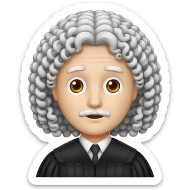 Courtroom Items, only a Judge’s Wig 

 sticker