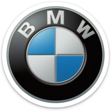 Bmw logo sticker