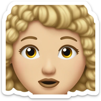 Obese Taylor Swift crying sticker