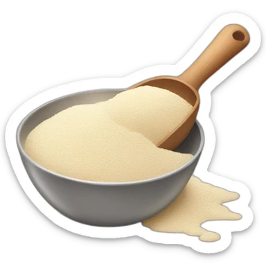 Baking flour sticker