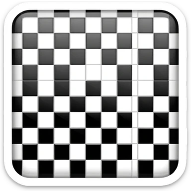 Light gray square with a checkered pattern sticker
