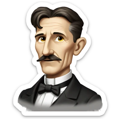 Nikola Tesla sticker