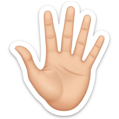 hook em hand symbol sticker