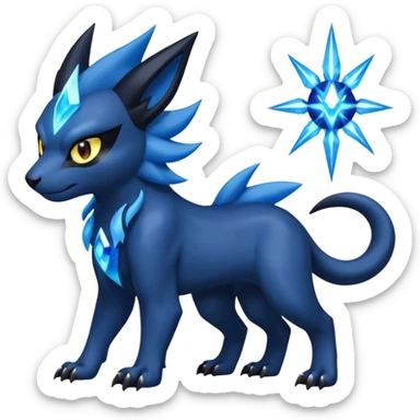 Luxio-Absol-Luxray-fusion sticker