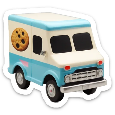 Matchbox ice cream truck 1957 Darth Vader  sticker