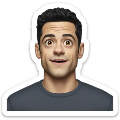 Rami-Malek-being-awkward sticker