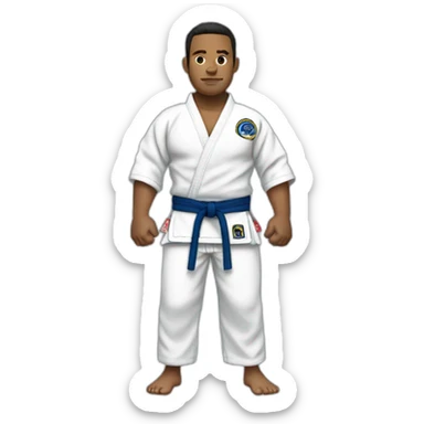 Aquarius wearing Jiu-Jitsu Gi sticker