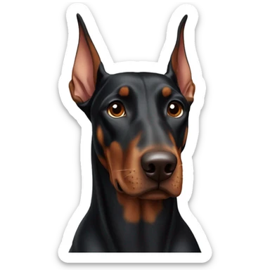 Doberman sticker