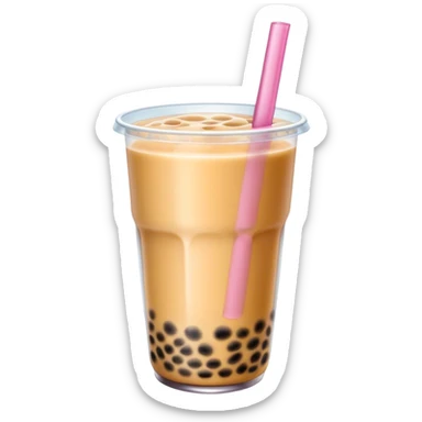 Bubble tea sticker