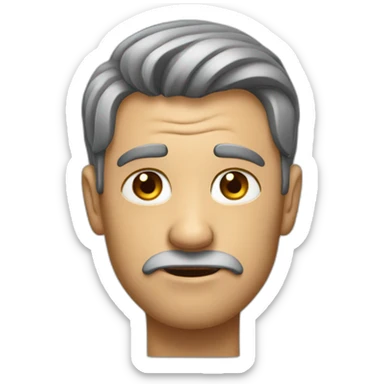 man frustrated from lack of sex sticker