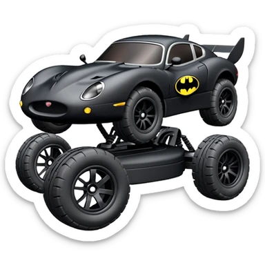 Traxxas Basher Batman’s 34 jaguar rc car  sticker