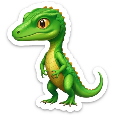 Helioptile-Grovyle-Sandile-fusion sticker