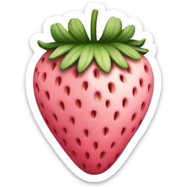 Light Pink strawberry sticker