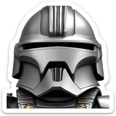 Happy modern Cylon centurion sticker