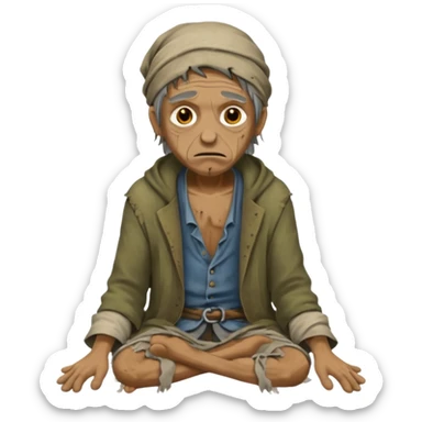 beggar  sticker