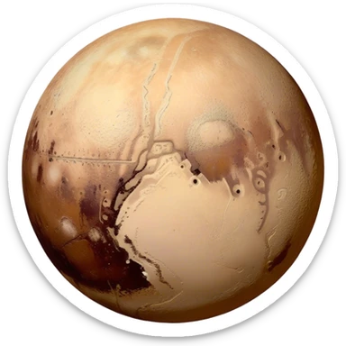 Planet Pluto sticker