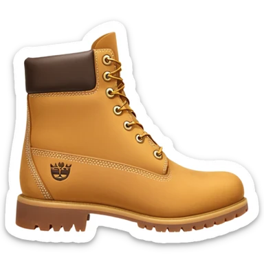 Сделай пару ботинок Timberland в классической расцветке sticker