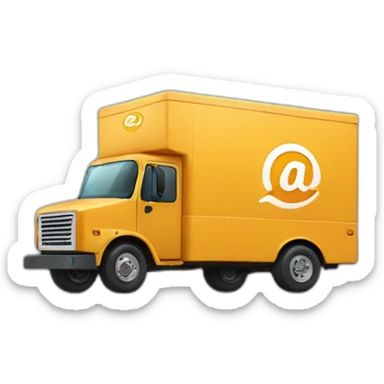 AMAZON DELIVERY TRUCK sticker
