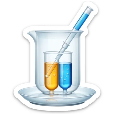 Pipette dish sticker