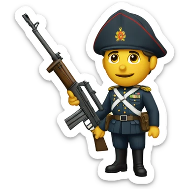 Militar infantería  España sticker