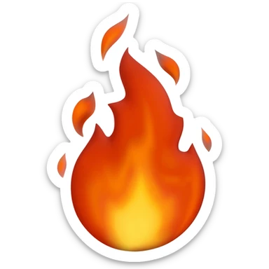 Black Flame sticker